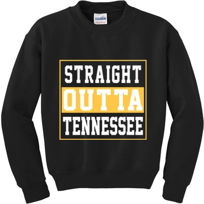 Straight Outta Tennessee Kids Sweatshirt