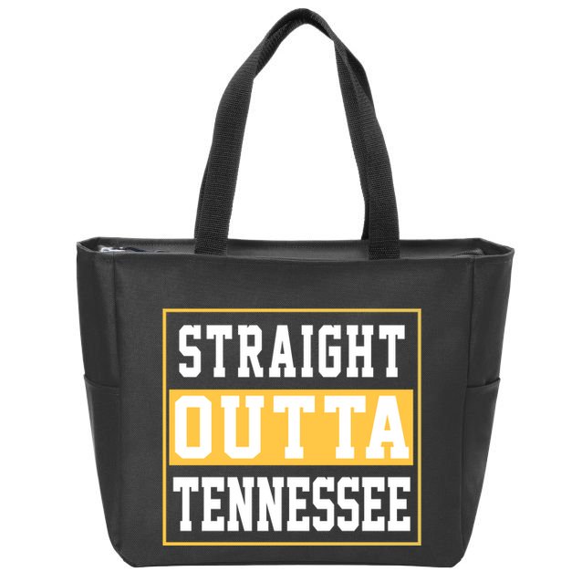 Straight Outta Tennessee Zip Tote Bag