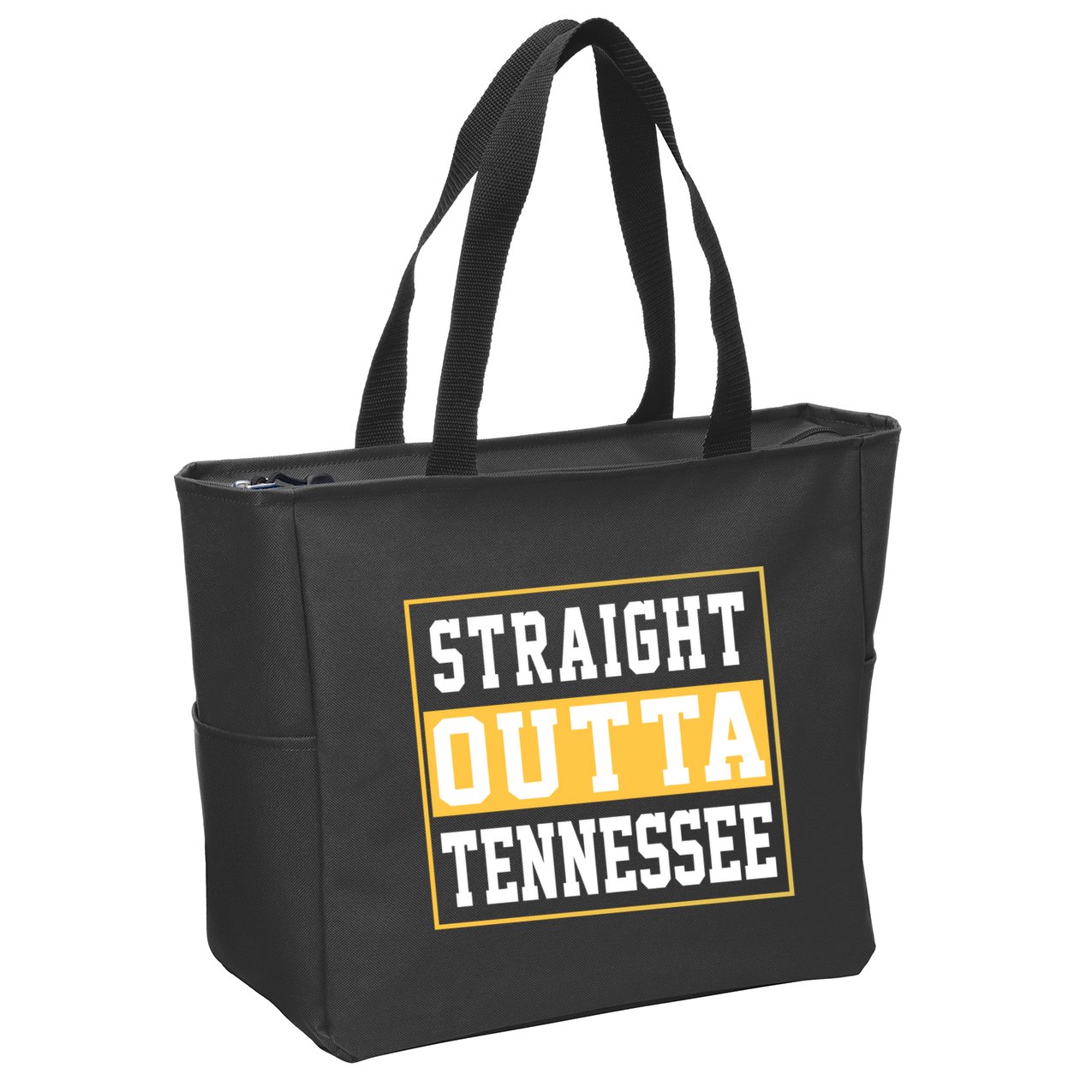 Straight Outta Tennessee Zip Tote Bag