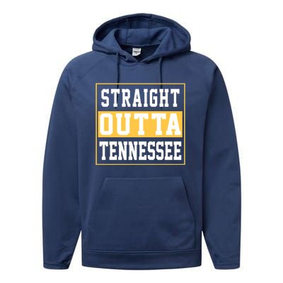 Straight Outta Tennessee Performance Fleece Hoodie