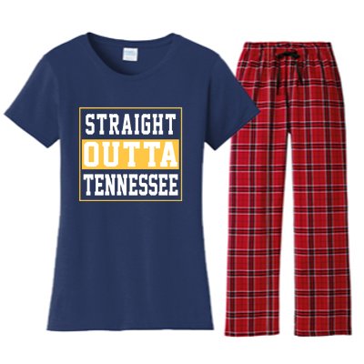 Straight Outta Tennessee Women's Flannel Pajama Set