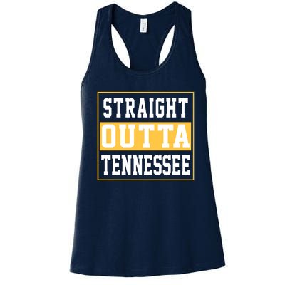 Straight Outta Tennessee Women's Racerback Tank