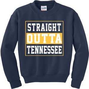 Straight Outta Tennessee Kids Sweatshirt