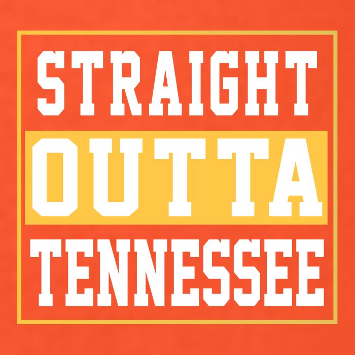 Straight Outta Tennessee Womens T-Shirt