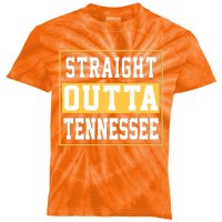 Straight Outta Tennessee Kids Tie-Dye T-Shirt