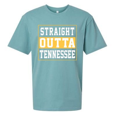 Straight Outta Tennessee Sueded Cloud Jersey T-Shirt