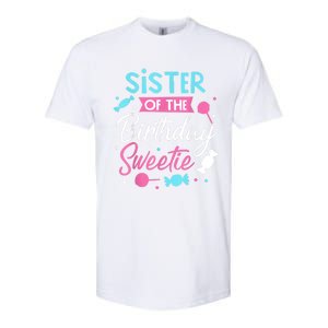 Sister Of The Birthday Sweetie Candy Bday Party Sis Softstyle CVC T-Shirt