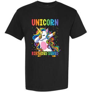 Squad of the Birthday Princess Unicorn Birthday Squad Garment-Dyed Heavyweight T-Shirt