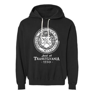 Seal Of Transylvania Vlad Impaler Wallachia Garment-Dyed Fleece Hoodie