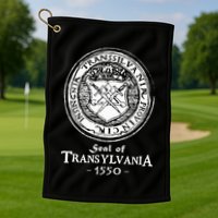 Seal Of Transylvania Vlad Impaler Wallachia Golf Towel