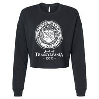 Seal Of Transylvania Vlad Impaler Wallachia Cropped Pullover Crew