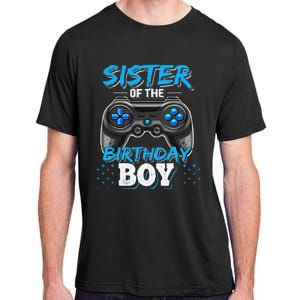 Sister of the Birthday Matching Video Game Birthday Gift Adult ChromaSoft Performance T-Shirt