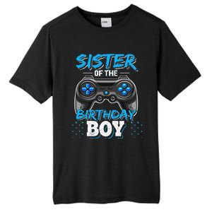 Sister of the Birthday Matching Video Game Birthday Gift Tall Fusion ChromaSoft Performance T-Shirt