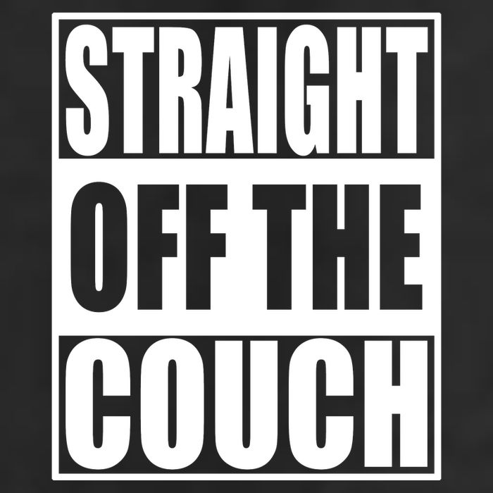Straight Off The Couch Funny Football Offensive 7 Panel Mesh Trucker Snapback Hat