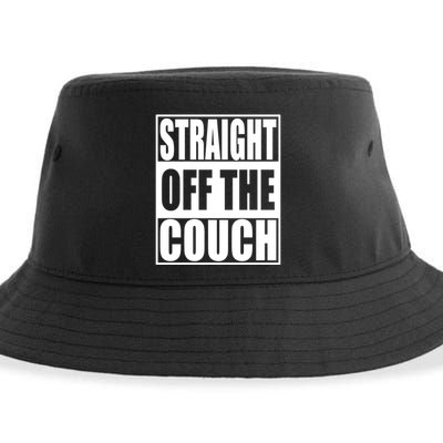 Straight Off The Couch Funny Football Offensive Sustainable Bucket Hat