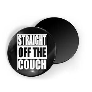 Straight Off The Couch Funny Football Offensive Magnet