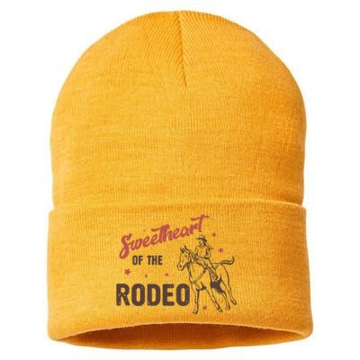 Sweetheart Of The Rodeo Western 70s Vintage Style Sustainable Knit Beanie