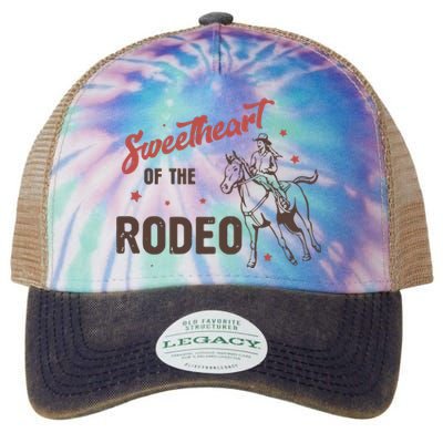 Sweetheart Of The Rodeo Western 70s Vintage Style Legacy Tie Dye Trucker Hat