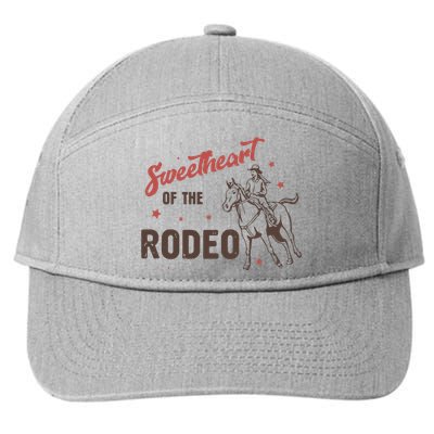 Sweetheart Of The Rodeo Western 70s Vintage Style 7-Panel Snapback Hat