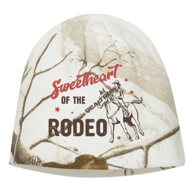 Sweetheart Of The Rodeo Western 70s Vintage Style Kati - Camo Knit Beanie