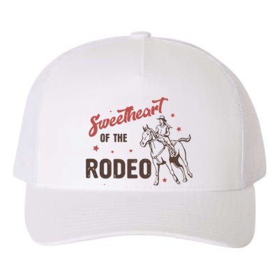 Sweetheart Of The Rodeo Western 70s Vintage Style Yupoong Adult 5-Panel Trucker Hat