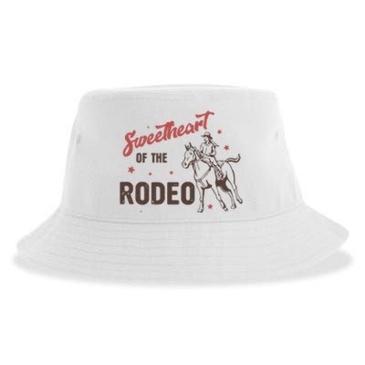 Sweetheart Of The Rodeo Western 70s Vintage Style Sustainable Bucket Hat