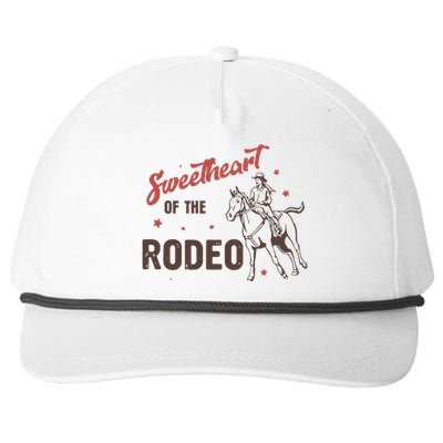 Sweetheart Of The Rodeo Western 70s Vintage Style Snapback Five-Panel Rope Hat