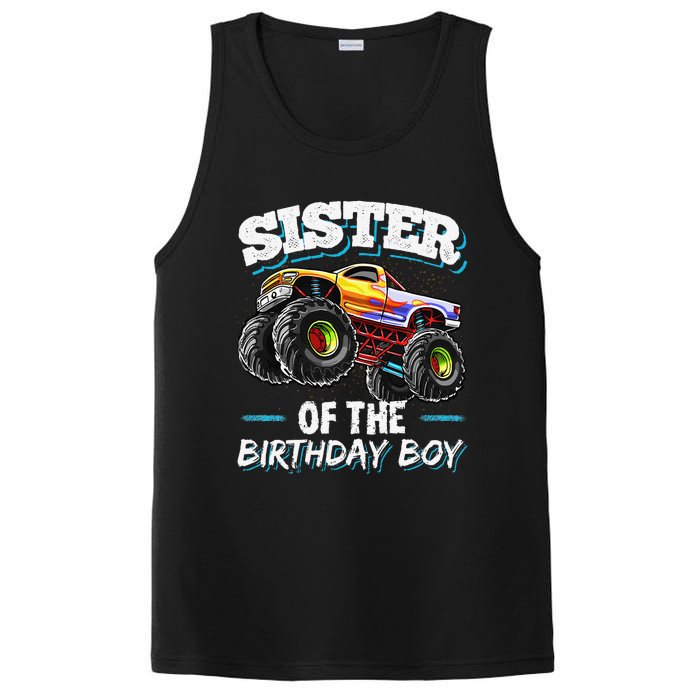 Sister of the Birthday Monster Truck Birthday Party PosiCharge Competitor Tank