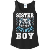 Sister Of The Birthday Boy Matching Video Gamer Birthday Ladies Essential Tank