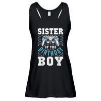 Sister Of The Birthday Boy Matching Video Gamer Birthday Ladies Essential Flowy Tank