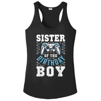 Sister Of The Birthday Boy Matching Video Gamer Birthday Ladies PosiCharge Competitor Racerback Tank