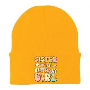 Sister Of The Birthday Girl Family Matching Birthday Knit Cap Winter Beanie