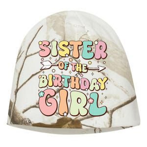 Sister Of The Birthday Girl Family Matching Birthday Kati - Camo Knit Beanie