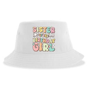 Sister Of The Birthday Girl Family Matching Birthday Sustainable Bucket Hat