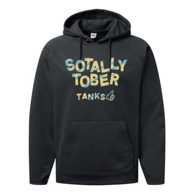 Sotally Tober Tanks Performance Fleece Hoodie