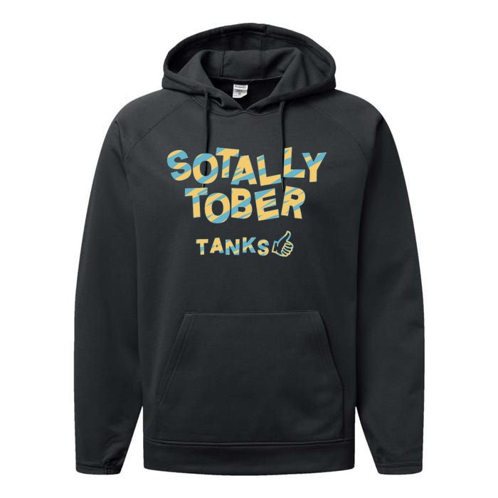 Sotally Tober Tanks Performance Fleece Hoodie