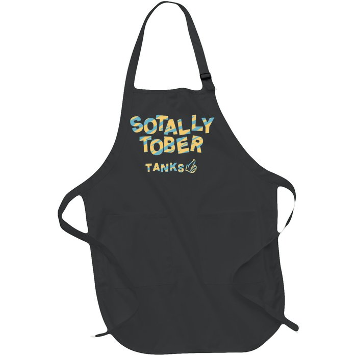 Sotally Tober Tanks Full-Length Apron With Pockets