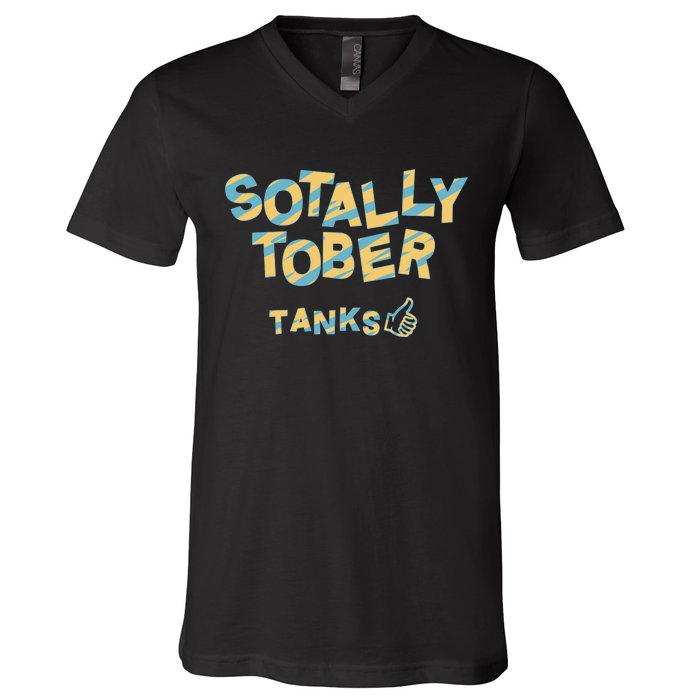 Sotally Tober Tanks V-Neck T-Shirt