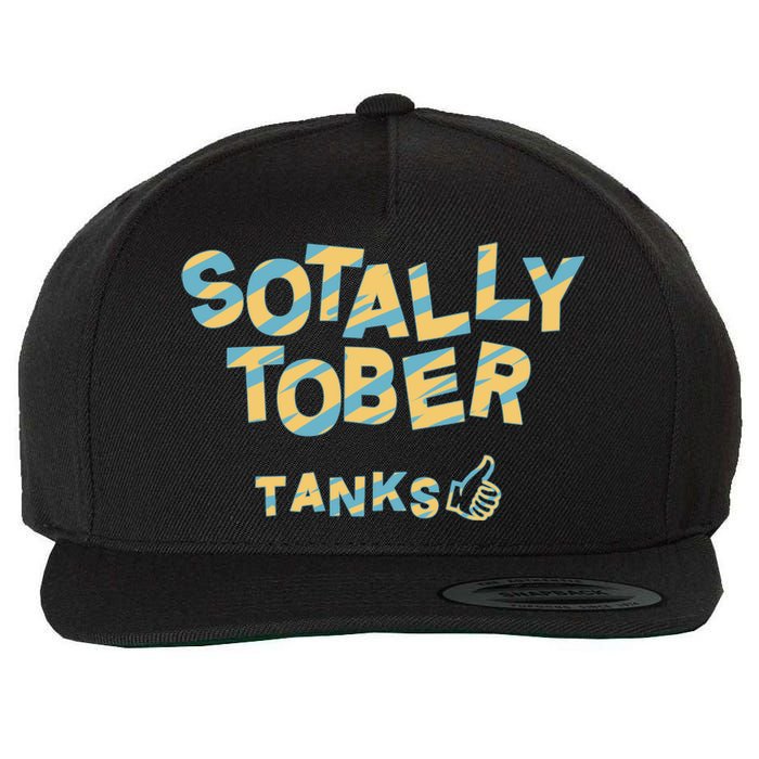 Sotally Tober Tanks Wool Snapback Cap