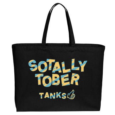 Sotally Tober Tanks Cotton Canvas Jumbo Tote