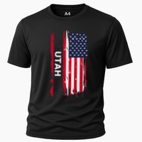 State Of Utah Cooling Performance Crew T-Shirt