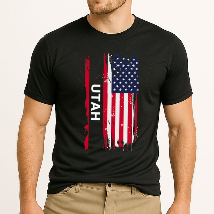 State Of Utah Cooling Performance Crew T-Shirt