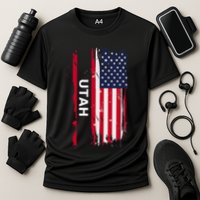 State Of Utah Cooling Performance Crew T-Shirt