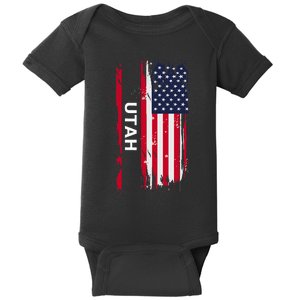 State Of Utah Baby Bodysuit