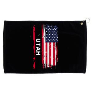 State Of Utah Grommeted Golf Towel