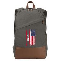 State Of Utah Cotton Canvas Backpack