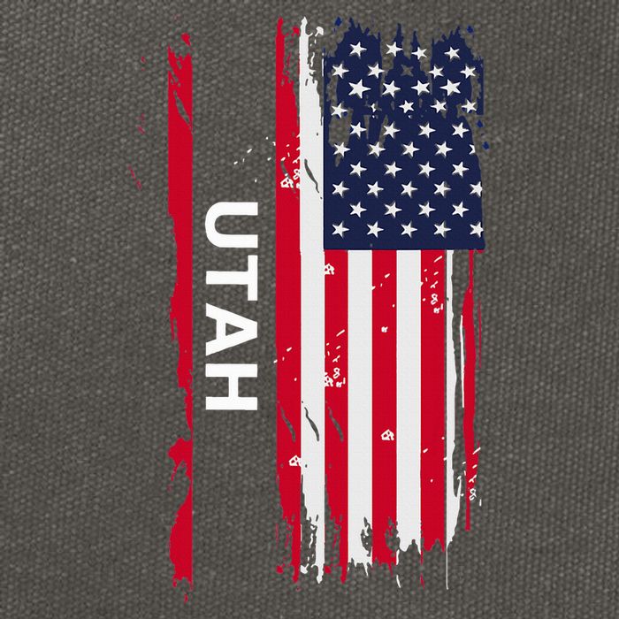 State Of Utah Cotton Canvas Backpack