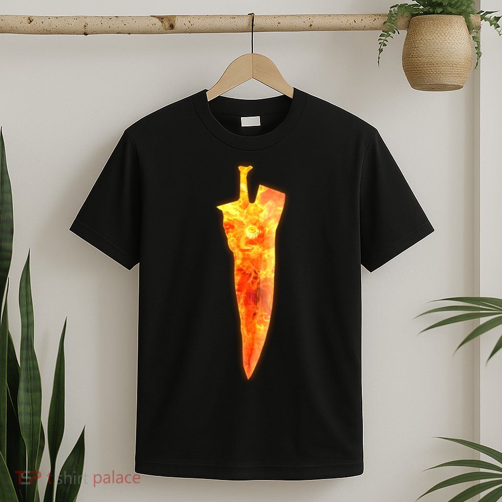 Soul Caliber Soul Edge Sword Flame Blade T-Shirt