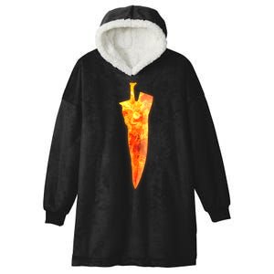 Soul Caliber Soul Edge Sword Flame Blade Hooded Wearable Blanket