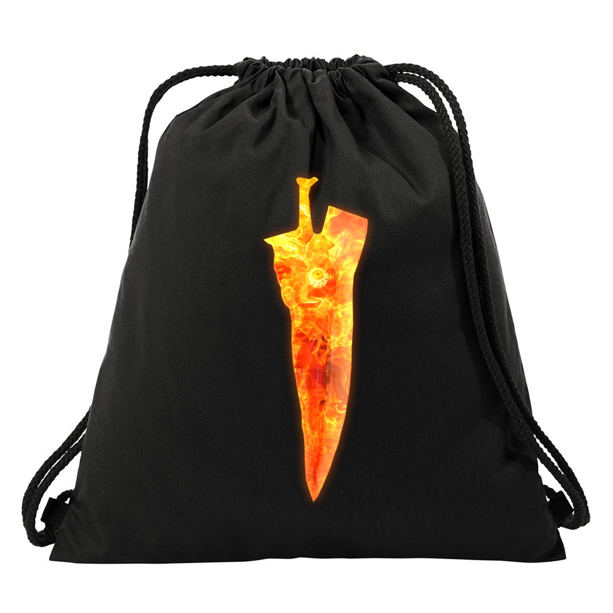 Soul Caliber Soul Edge Sword Flame Blade Drawstring Bag